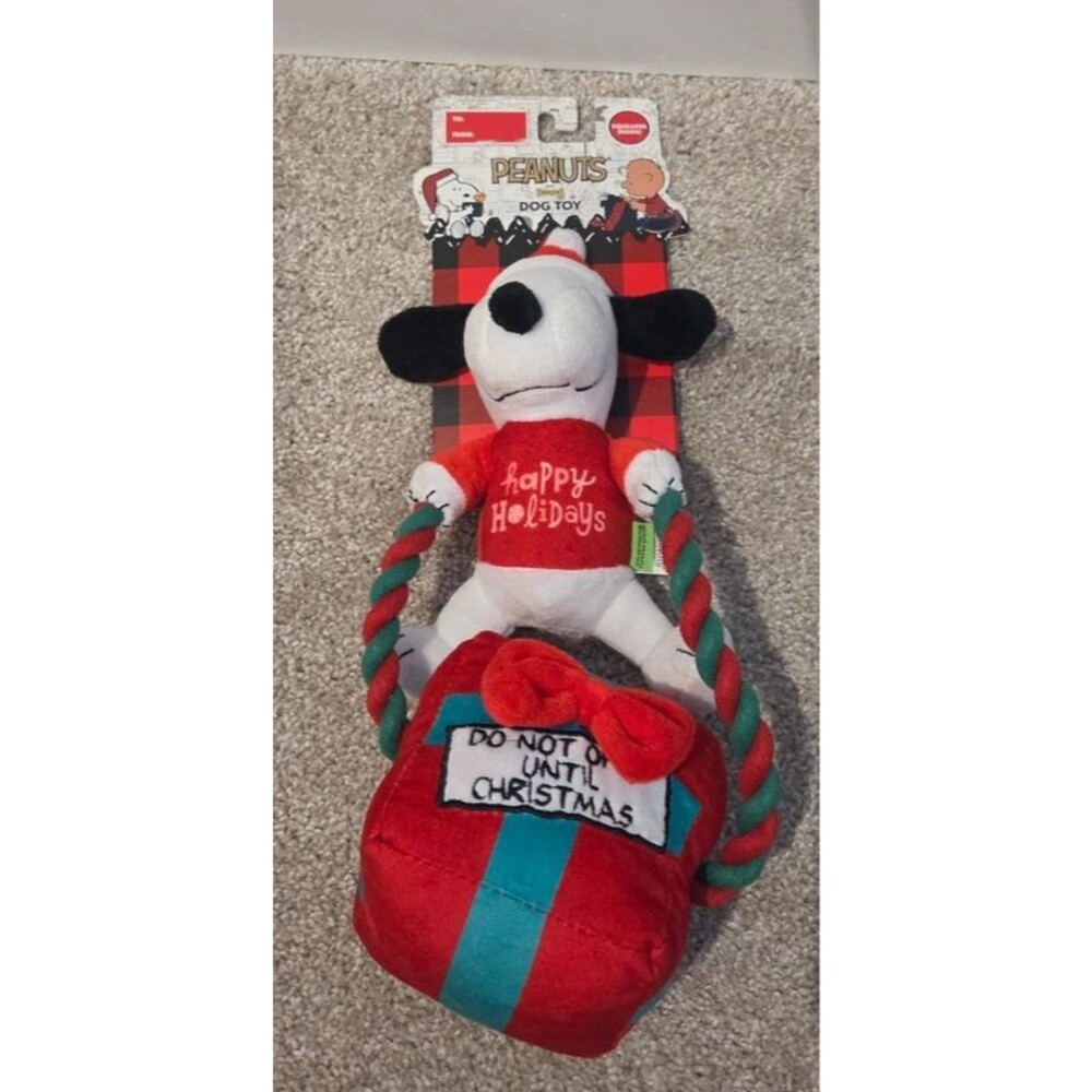 Peanuts dog toy